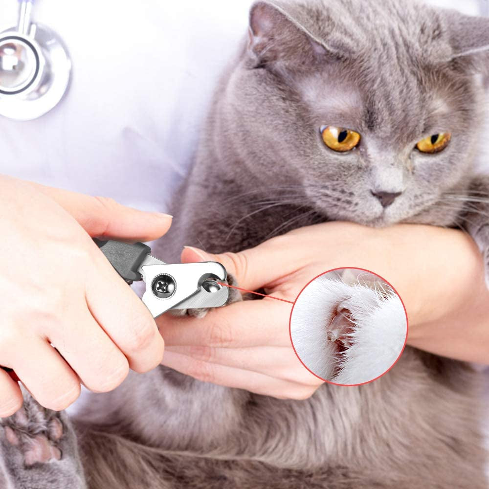 Dog Nail Clippers,Dog Nail Trimmers for Large Breed Dog with Quick Sensor,Safari Professional Cat Nail Clipper with Safety Guard and Nail File.