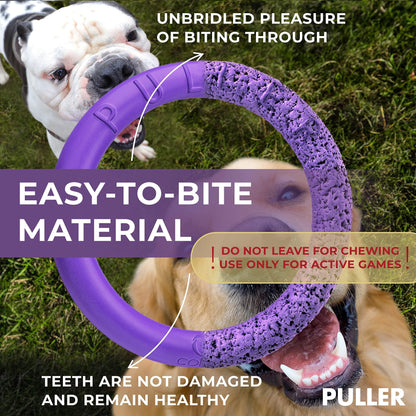 Purple Puller Outdoor Dog Ring Toys Dog Fetch Toy for Large Dogs Maxi Size 1 Pc